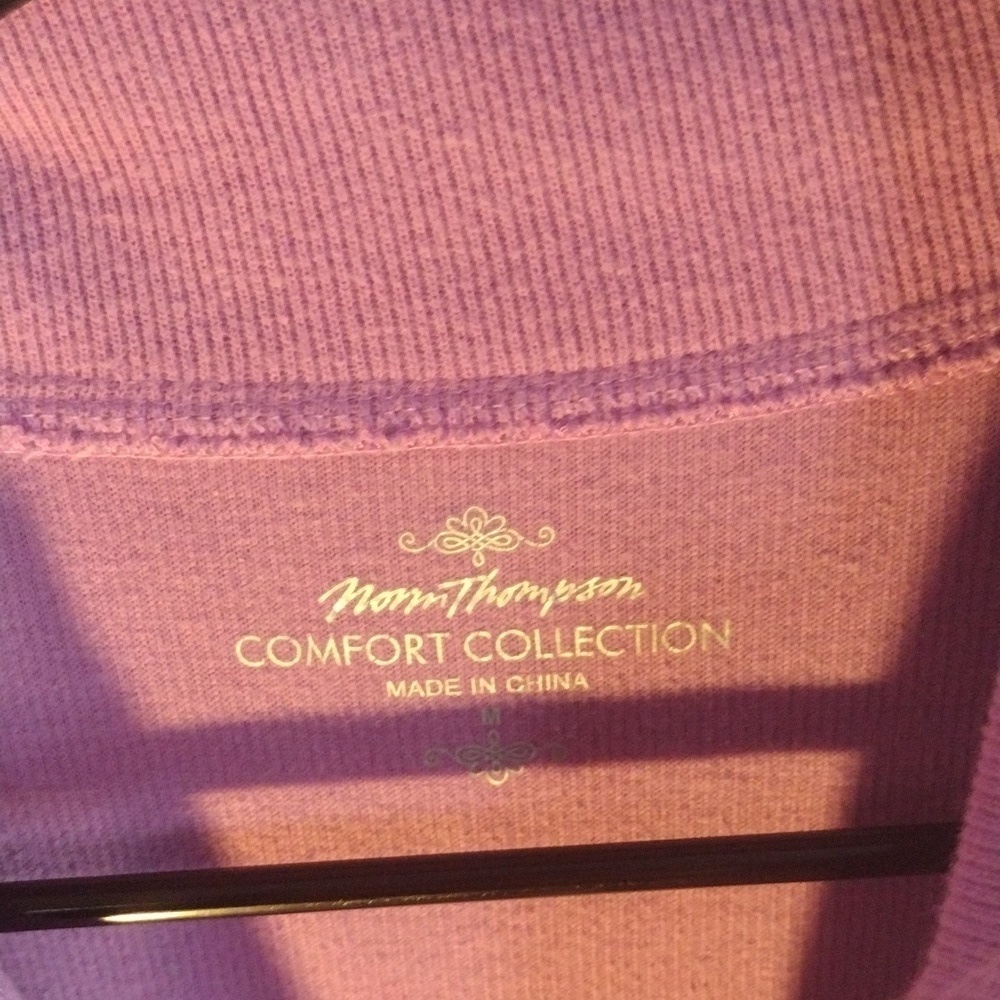 Vintage Norm Thompson Comfort Collection Zip up M - Picture 2 of 4